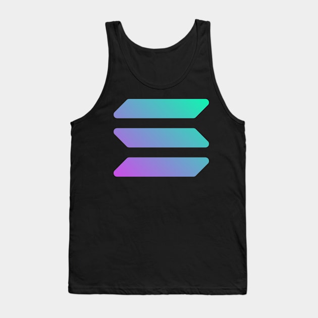 Solana (SOL) Logo Crypto Tank Top by cryptogeek